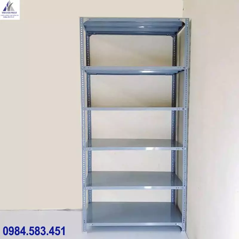 kệ sắt v lỗ 6 tầng