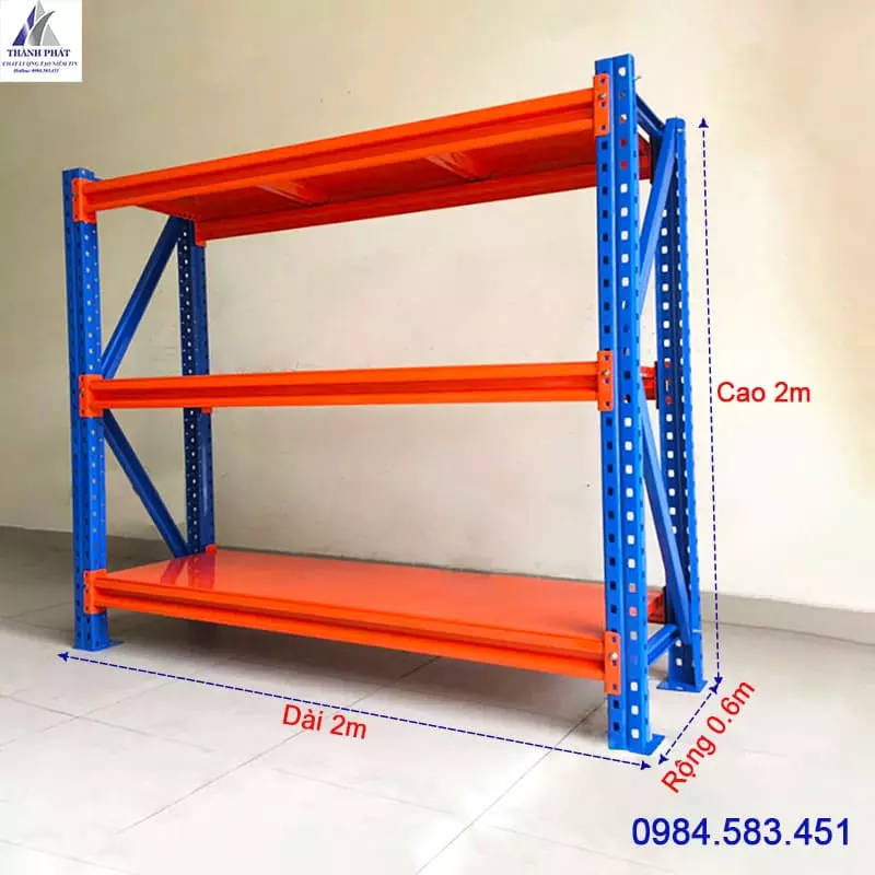 kệ trung tải 3 tầng giá rẻ