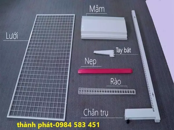 Cấu tạo giá kệ để hàng tạp hóa