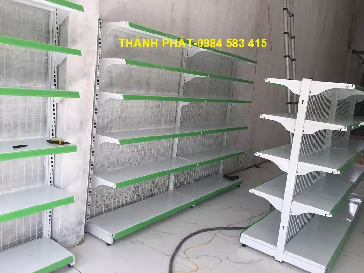 Giá kệ siêu thị lưới trưng bày hàng hóa
