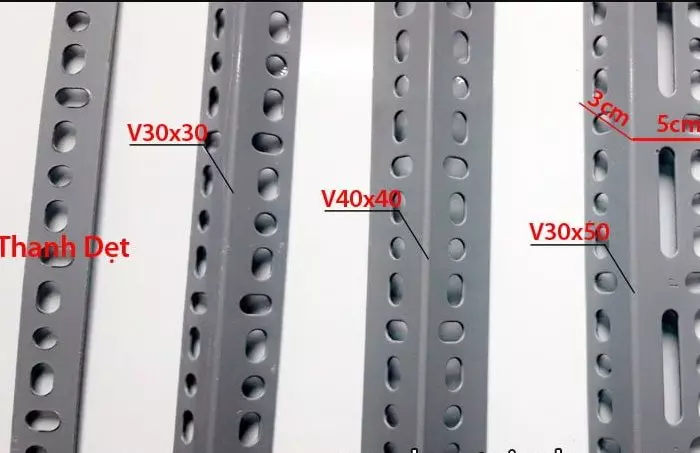 Địa chỉ bán kệ sắt v lỗ uy tín - Báo giá kệ sắt v lỗ đa năng tại Giá kệ Thành Phát (Ảnh minh họa)