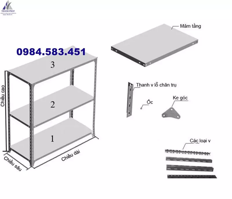 giá kệ sắt