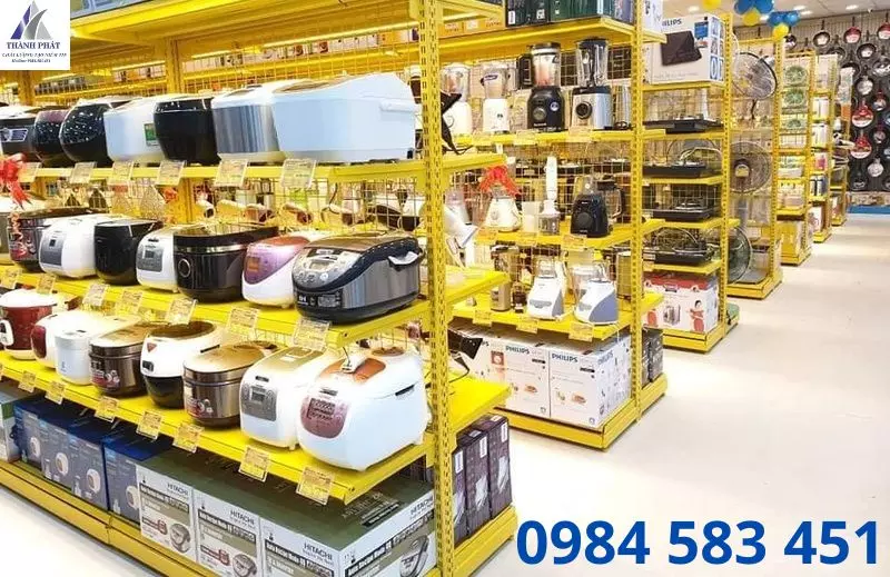 giá kệ siêu thị gia dụng gia lai