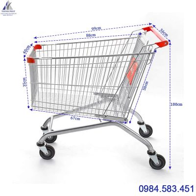 Xe đẩy siêu thị 150 lít