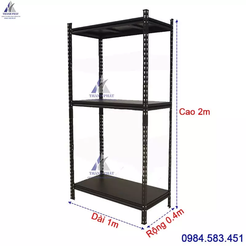 kệ sắt lắp ráp 3 tầng