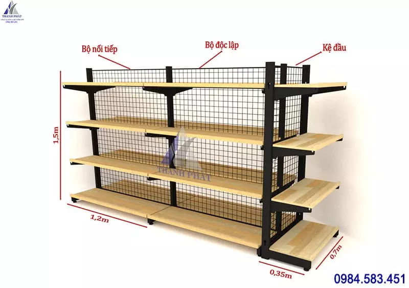 kệ trưng bày siêu thị tại khánh hòa