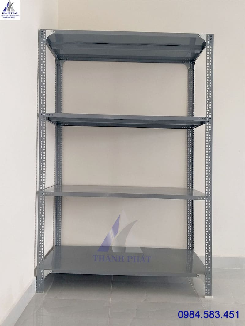 giá kệ v lỗ 4 tầng dài 150cm