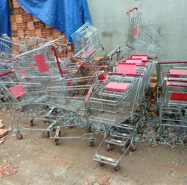 Có nên mua xe đẩy siêu thị cũ, thanh lý không