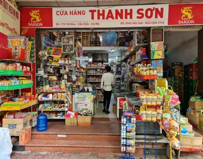 Các bước xây dựng mô hình cửa hàng tạp hoá
