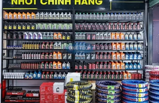Các mẫu kệ trưng bày dầu nhớt chất lượng và bền đẹp tại Thành Phát