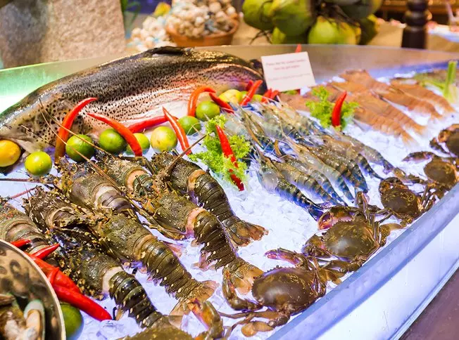 Các mẫu kệ trưng bày hải sản tươi sống cao cấp, siêu đẹp tại Thành Phát