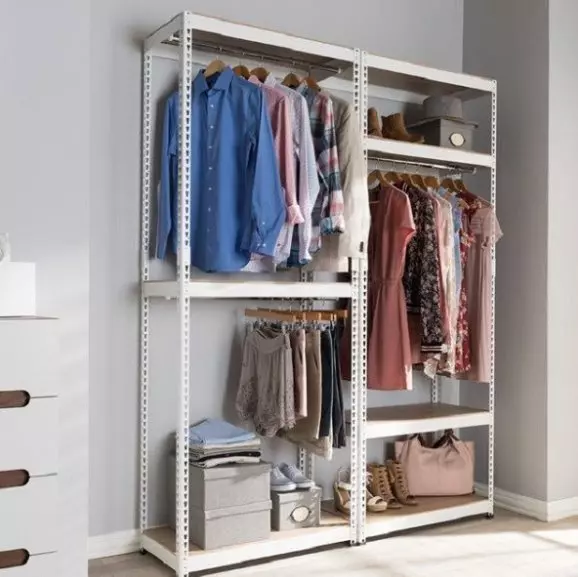 Hướng dẫn làm tủ quần áo bằng sắt kệ V lỗ để tối ưu không gian